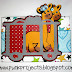 Circus Giraffes Card
