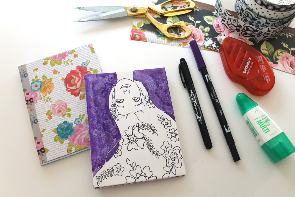 Perfect Binding is a form of book binding where the paper signatures are glued rather than sewn, Learn how to use @tombowusa MONO Multi Liquid Glue to create this journal.