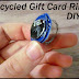 Upcycled Gift Card Ring Tutorial